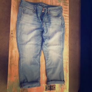 American Eagle Outfitters Artist crop jeans size18